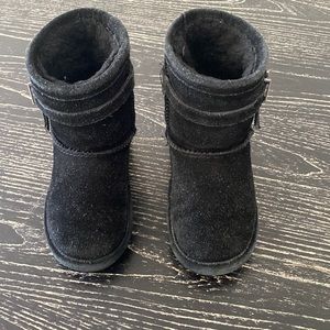 Bear paw Girls Black Boots